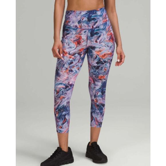 Lululemon Base Pace High-Rise Crop 23" Brushed Nulux - Picture 1 of 7